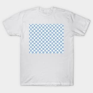 Blue and white frame tile T-Shirt